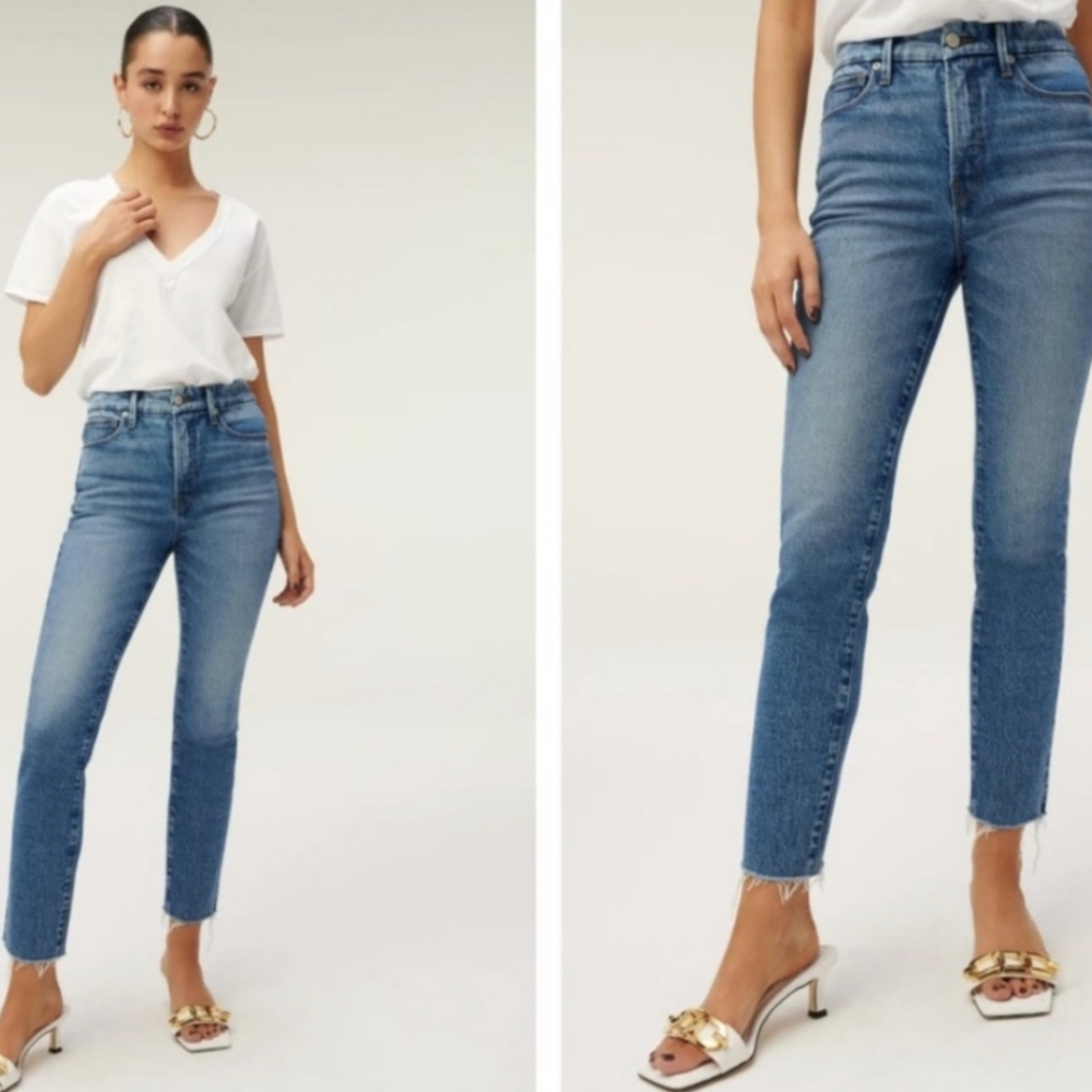 Good American Good Class High Rise Jeans NWT